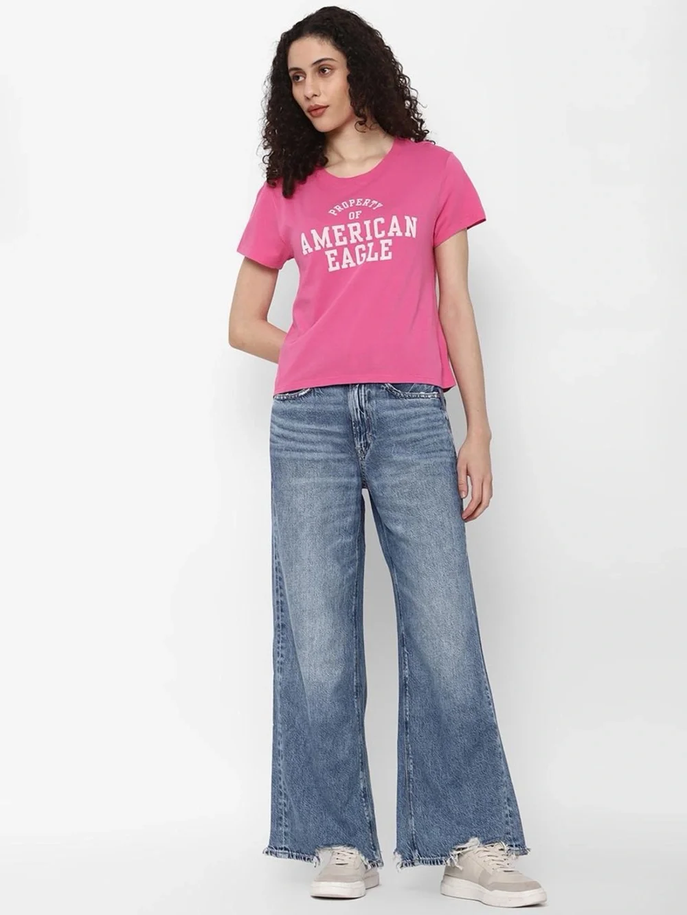 AE- Dreamy Drape Super High-Waisted Baggy Wide Leg Jeans
